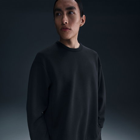 NIKE - 24.7 ImpossiblySoft Dri-FIT Crew Erkek Siyah Sweatshirt