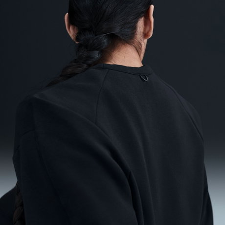 NIKE - 24.7 ImpossiblySoft Dri-FIT Crew Erkek Siyah Sweatshirt (1)