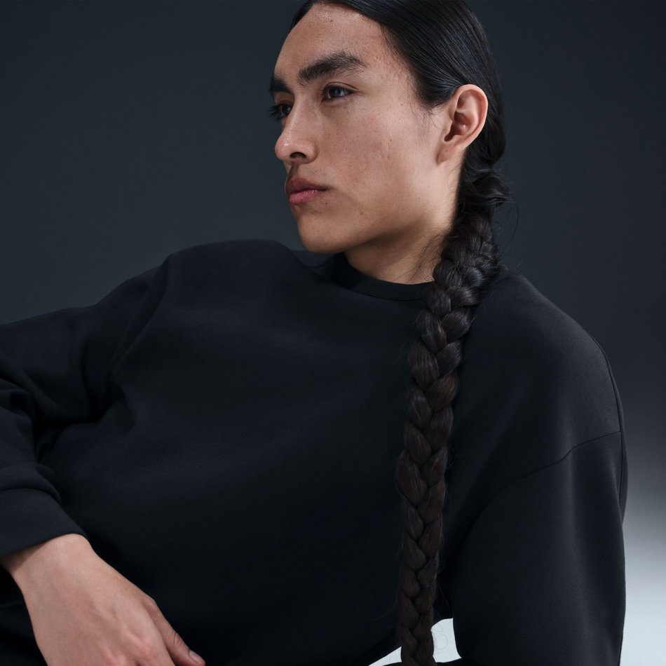 24.7 ImpossiblySoft Dri-FIT Crew Erkek Siyah Sweatshirt