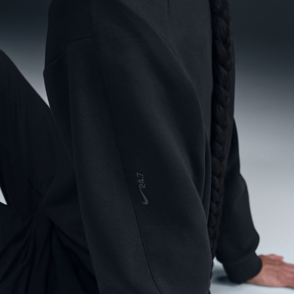 24.7 ImpossiblySoft Dri-FIT Crew Erkek Siyah Sweatshirt