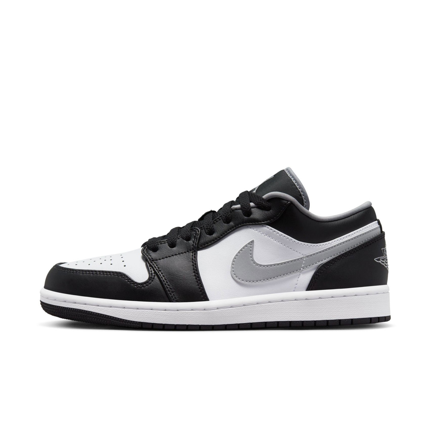 Nike Air Jordan 1 Low 'Black Medium Grey' Erkek Basketbol