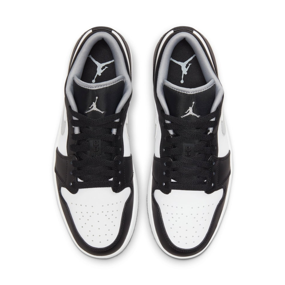 Air Jordan 1 Low 'Black Medium Grey' Erkek Basketbol Ayakkabısı