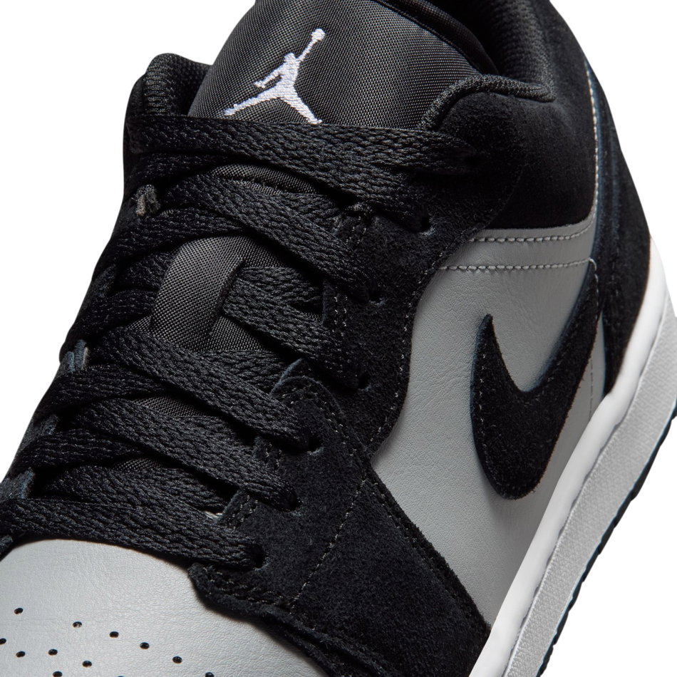 Air Jordan 1 Low Black Smoke Grey Erkek Basketbol Ayakkabısı