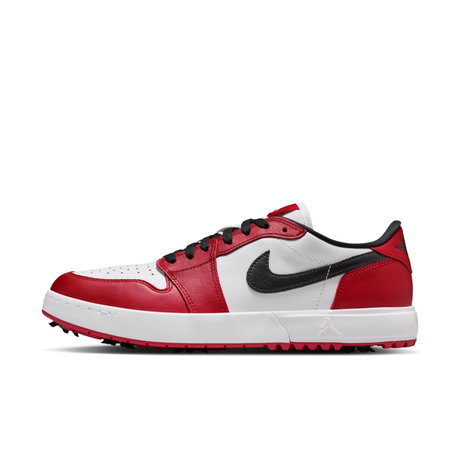 NIKE - Air Jordan 1 Low G Spiked Erkek Kırmızı Golf Ayakkabısı