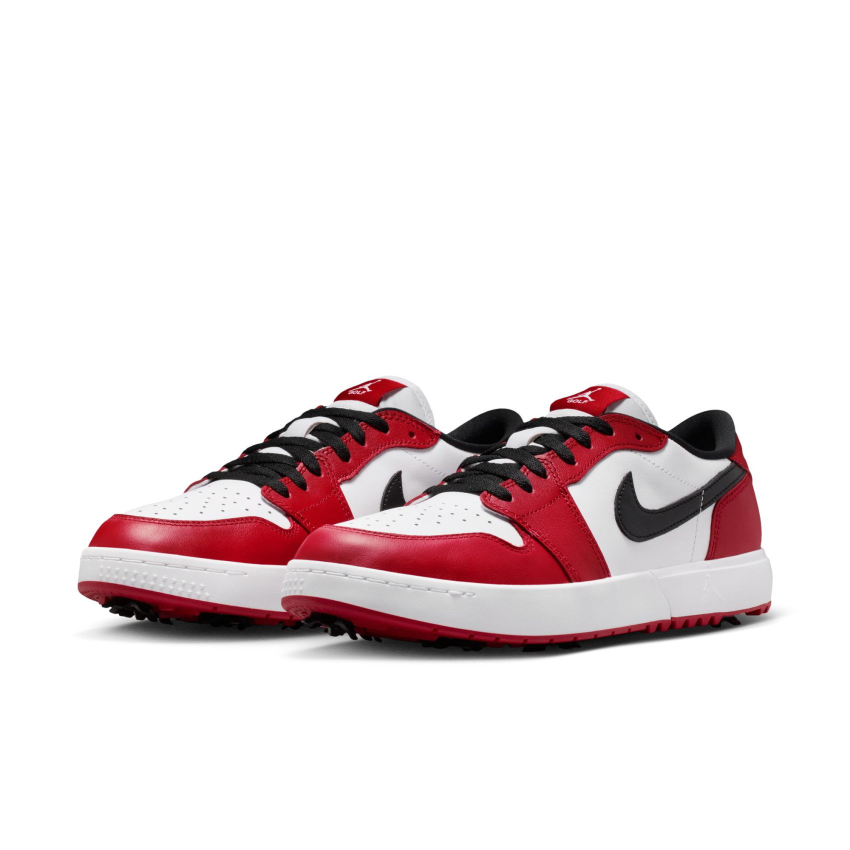 Nike Air Jordan 1 Low G Spiked Erkek Kırmızı Golf Ayakkabısı
