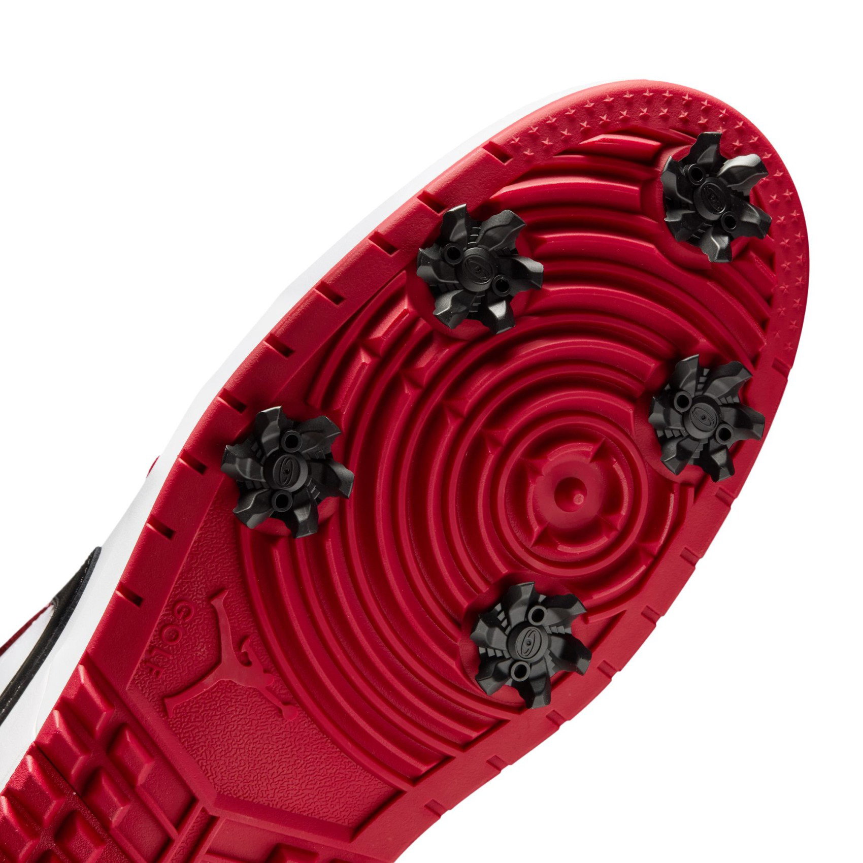 Nike Air Jordan 1 Low G Spiked Erkek Kırmızı Golf Ayakkabısı
