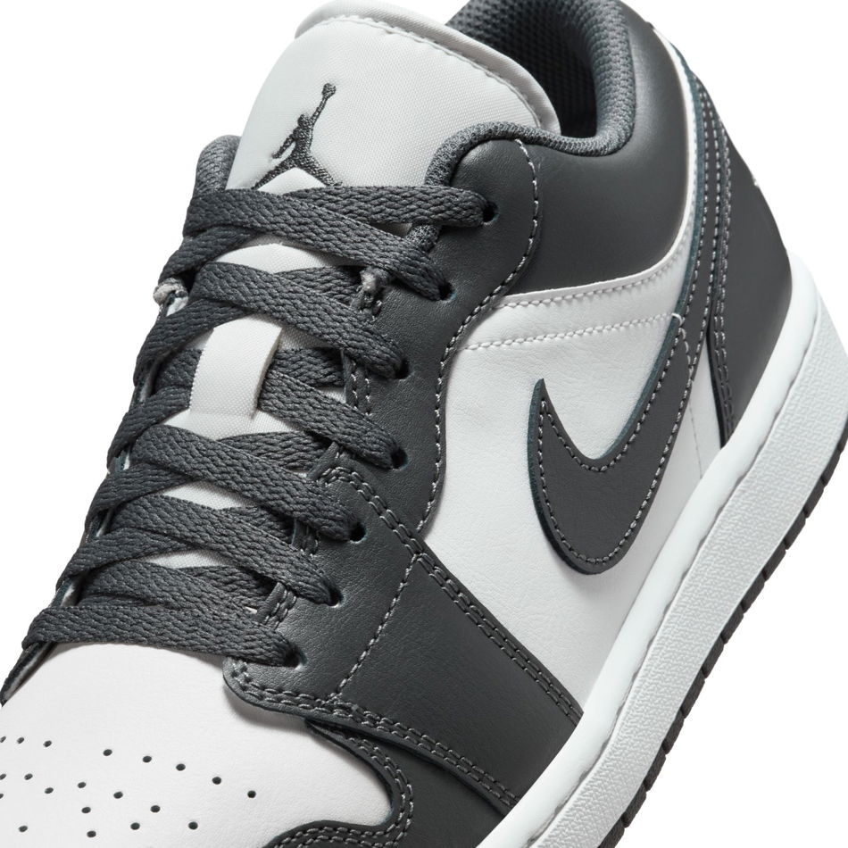 Air Jordan 1 Low 'Grey/White' Erkek Basketbol Ayakkabısı