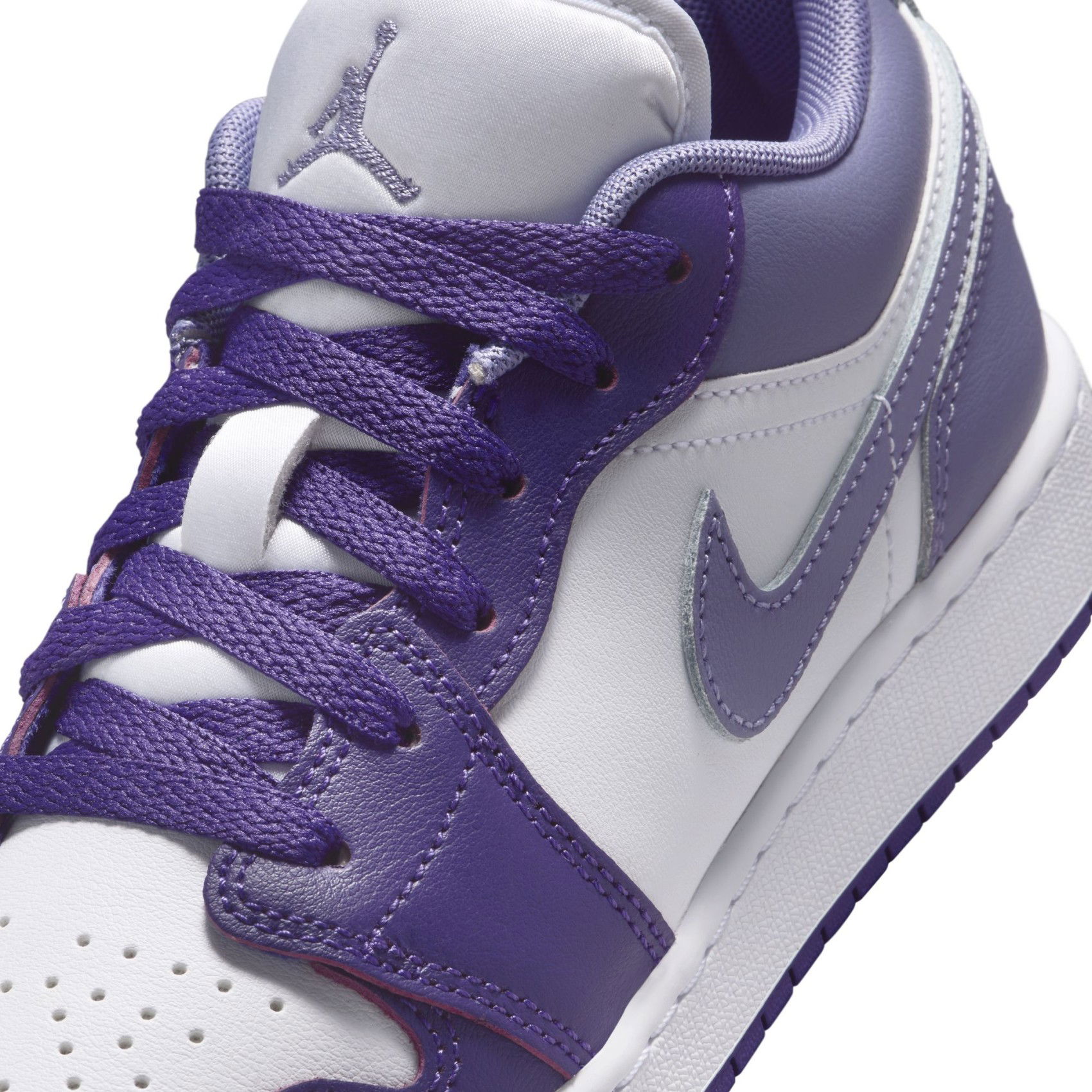 Nike Air Jordan 1 Low Gs Mor Basketbol Ayakkabısı 553560-551