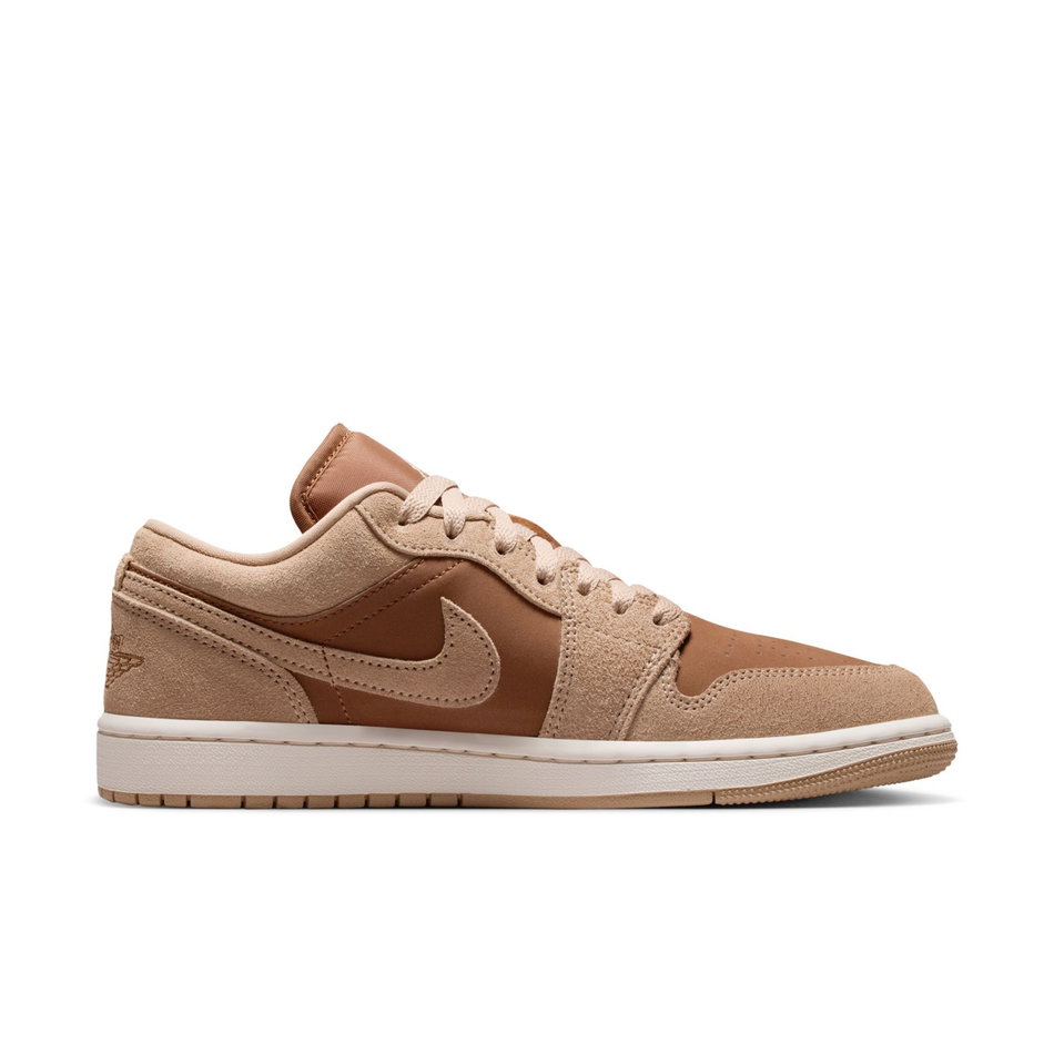 Air Jordan 1 Low Kadın Kahverengi Basketbol Ayakkabısı
