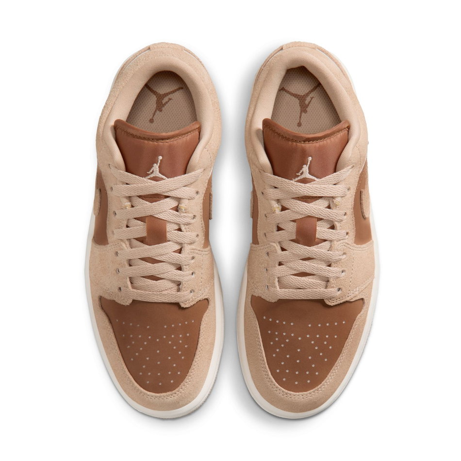 Air Jordan 1 Low Kadın Kahverengi Basketbol Ayakkabısı