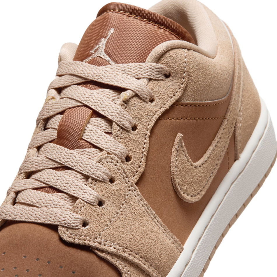 Air Jordan 1 Low Kadın Kahverengi Basketbol Ayakkabısı