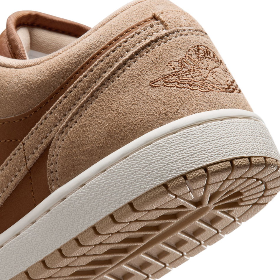 Air Jordan 1 Low Kadın Kahverengi Basketbol Ayakkabısı