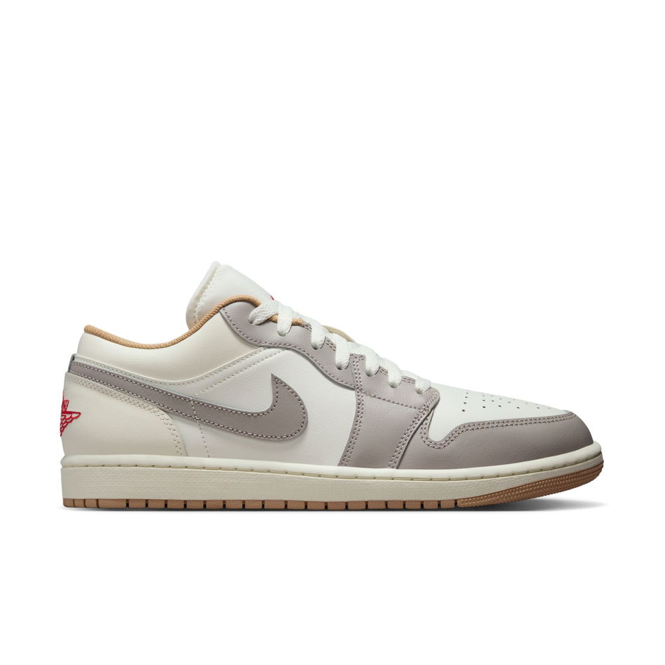 Air Jordan 1 Low 'Sail College Grey' Erkek Basketbol Ayakkabısı