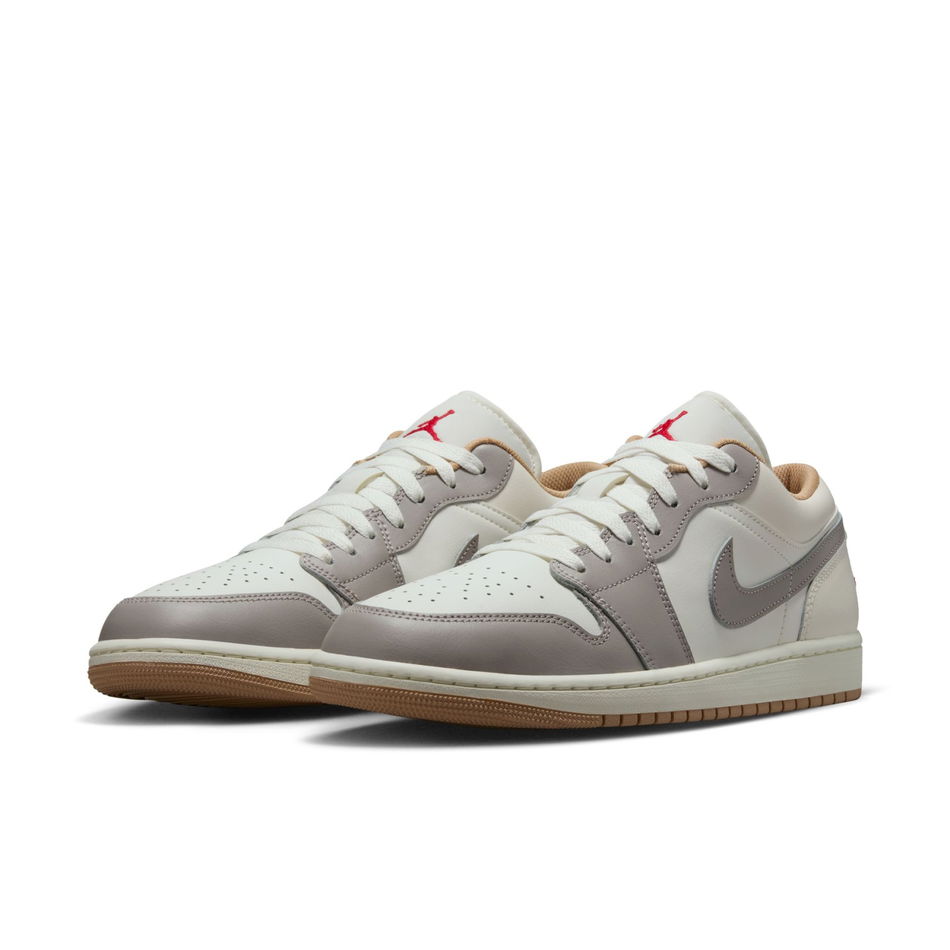 Air Jordan 1 Low 'Sail College Grey' Erkek Basketbol Ayakkabısı