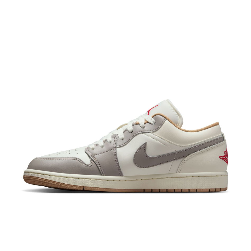 Air Jordan 1 Low 'Sail College Grey' Erkek Basketbol Ayakkabısı