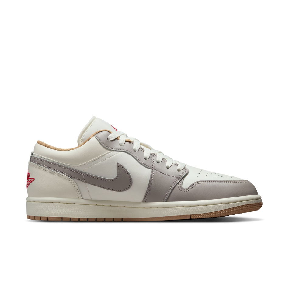 Air Jordan 1 Low 'Sail College Grey' Erkek Basketbol Ayakkabısı