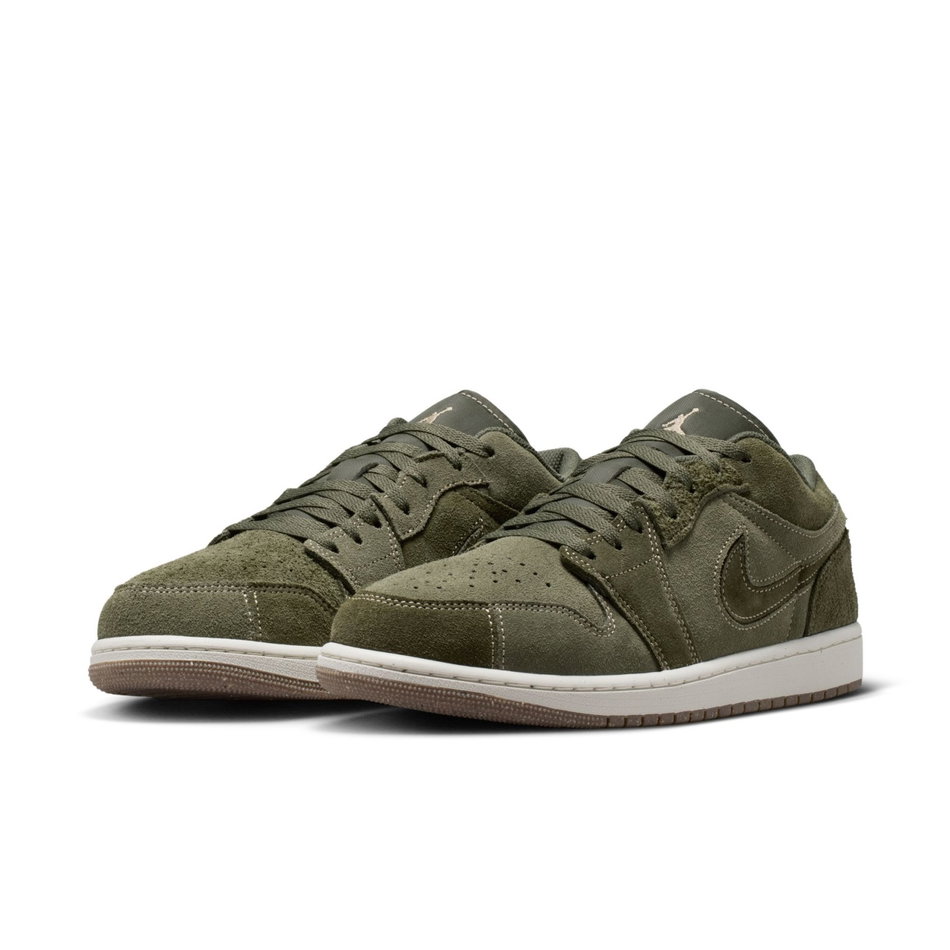 Air Jordan 1 Low SE Craft Erkek Yeşil Basketbol Ayakkabısı