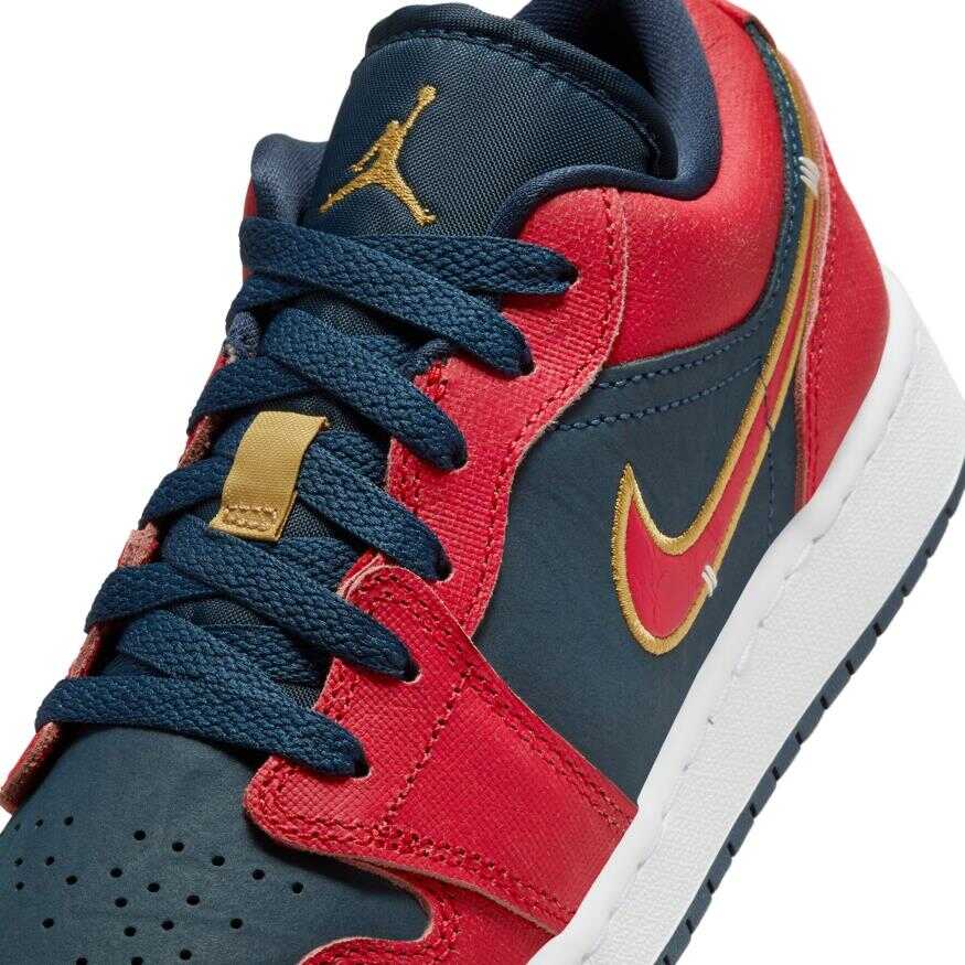 Nike air jordans red and blue best sale