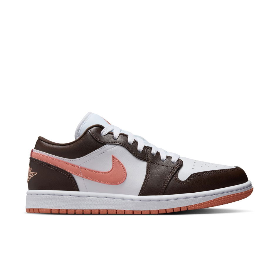 Air Jordan 1 Low 'White Baroque Brown' Kadın Basketbol Ayakkabısı