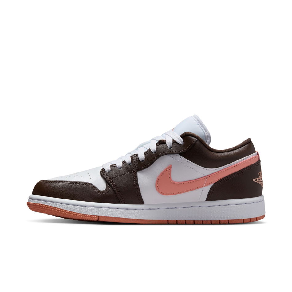 Air Jordan 1 Low 'White Baroque Brown' Kadın Basketbol Ayakkabısı