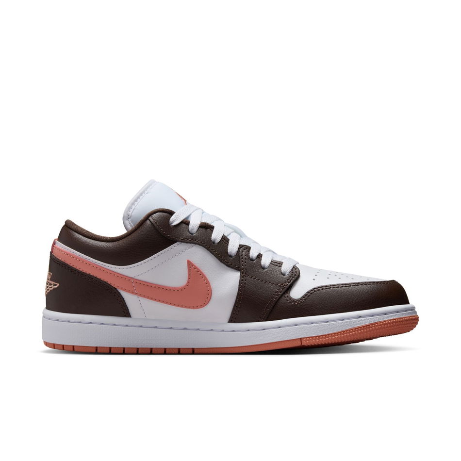 Air Jordan 1 Low 'White Baroque Brown' Kadın Basketbol Ayakkabısı