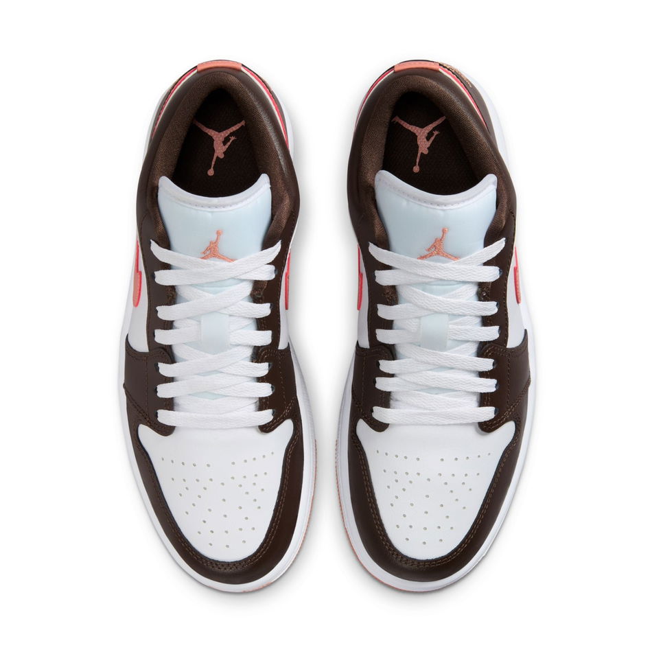 Air Jordan 1 Low 'White Baroque Brown' Kadın Basketbol Ayakkabısı