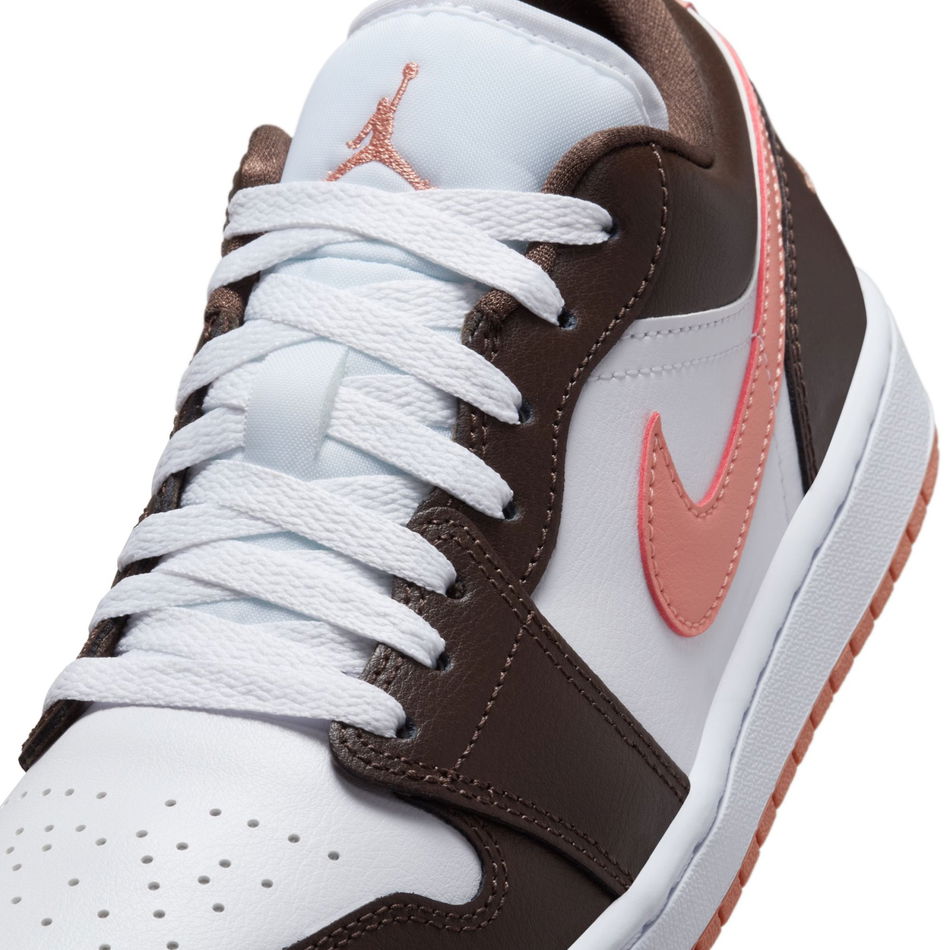 Air Jordan 1 Low 'White Baroque Brown' Kadın Basketbol Ayakkabısı