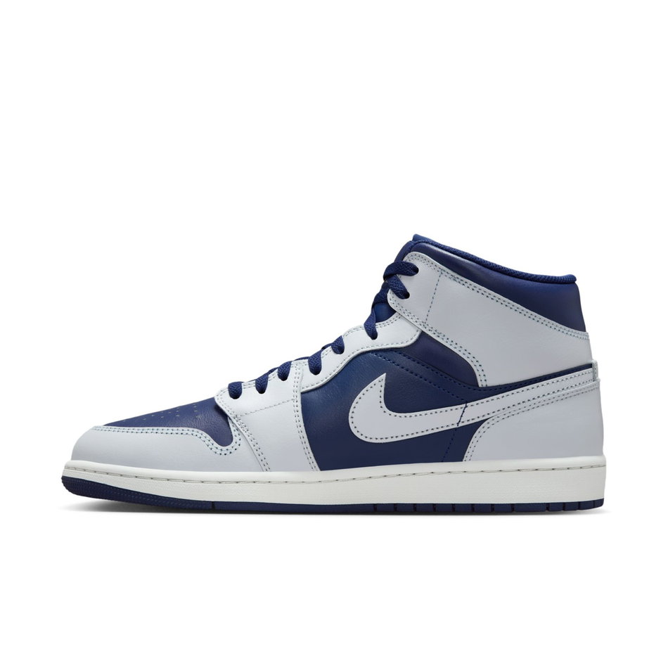 Air Jordan 1 Mid 'Blue Void' Erkek Basketbol Ayakkabısı