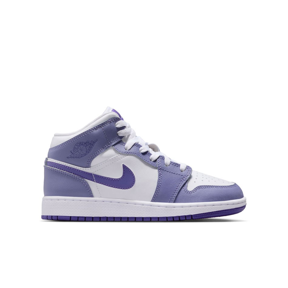 Air Jordan 1 Mid 'Dusty Amethyst' Gs Basketbol Ayakkabısı