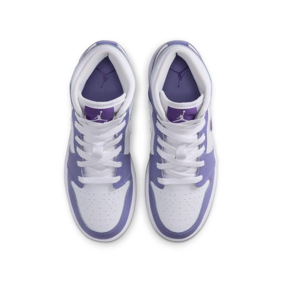 Air Jordan 1 Mid 'Dusty Amethyst' Gs Basketbol Ayakkabısı