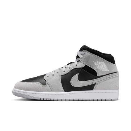 JORDAN - Air Jordan 1 Mid Erkek Gri Basketbol Ayakkabısı