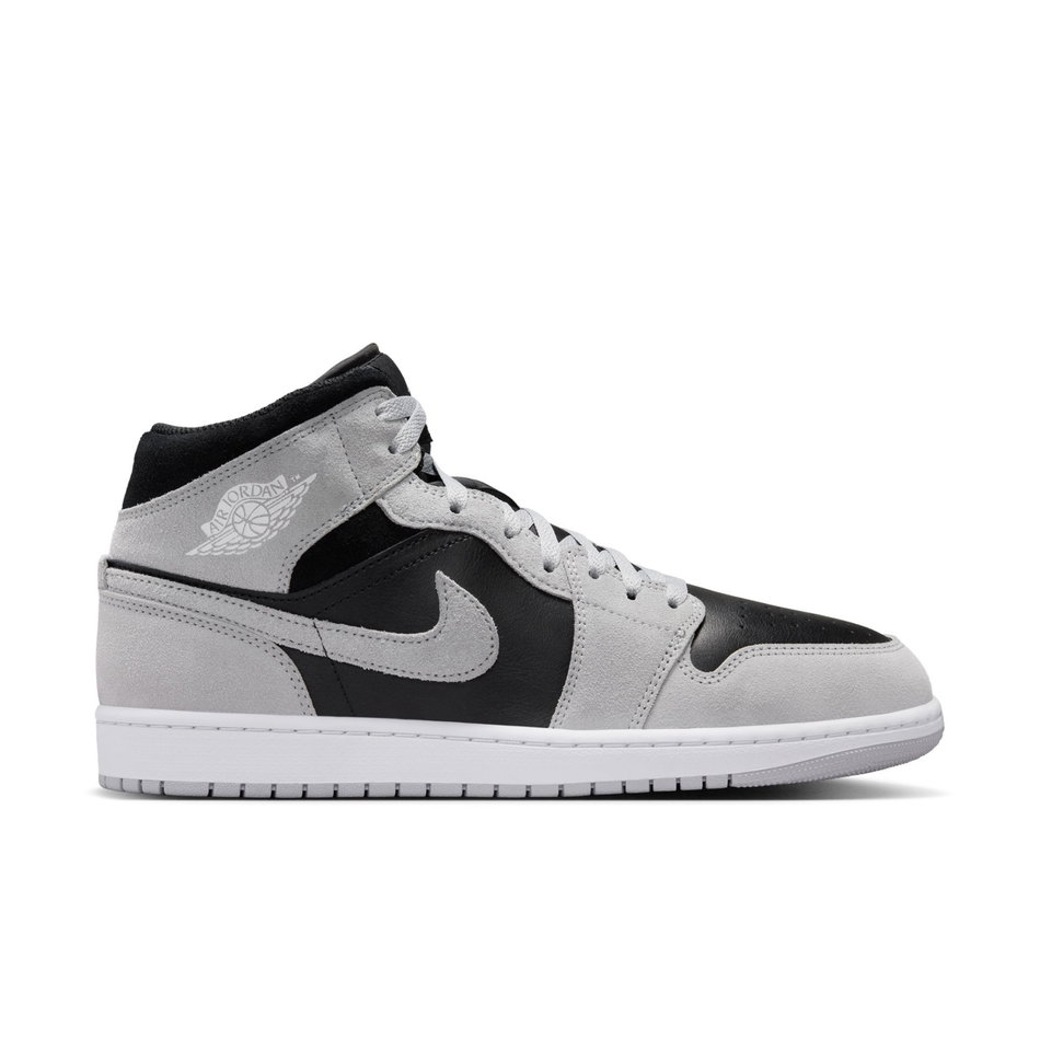 Air Jordan 1 Mid Erkek Gri Basketbol Ayakkabısı