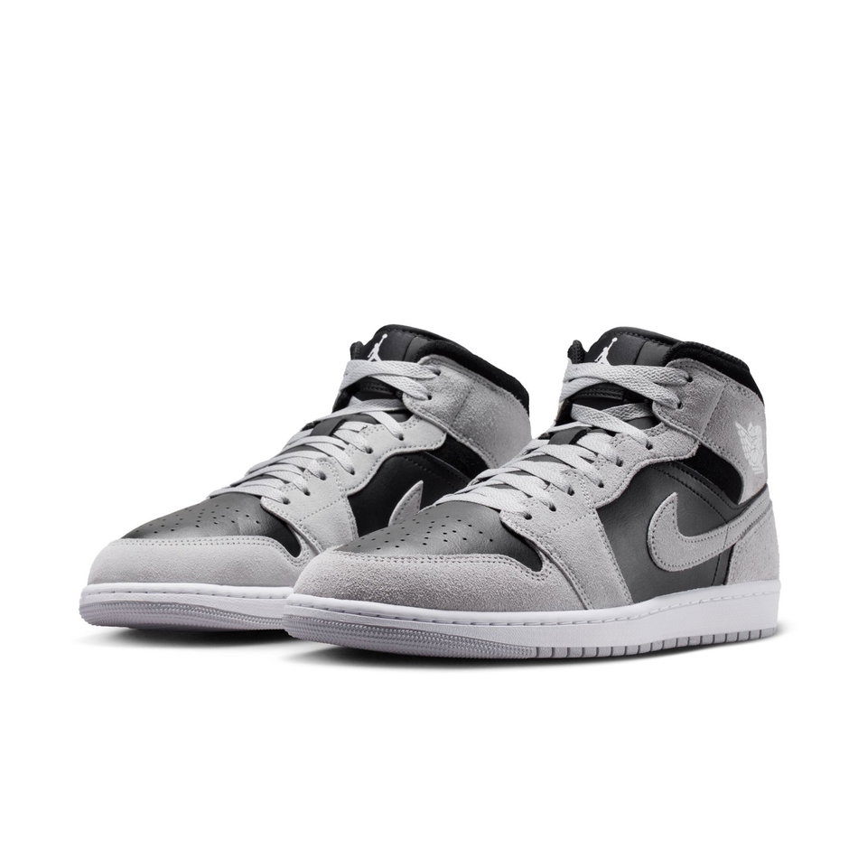 Air Jordan 1 Mid Erkek Gri Basketbol Ayakkabısı