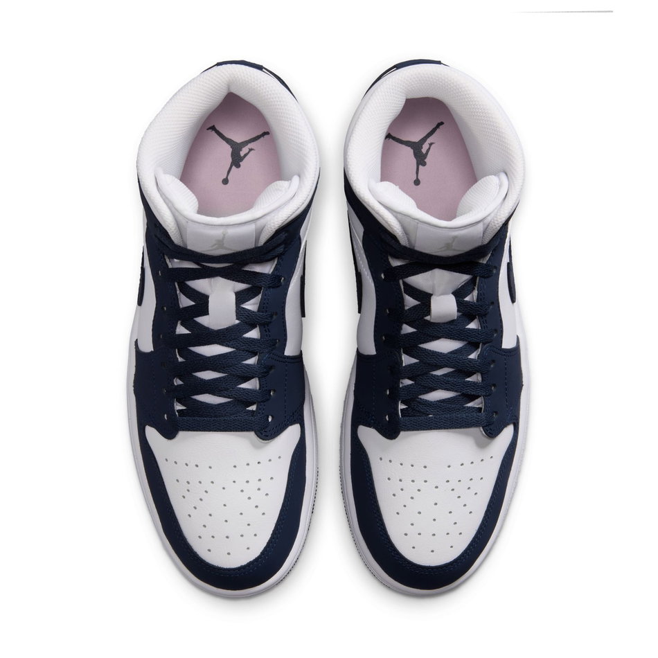 Air Jordan 1 Mid Erkek Lacivert Basketbol Ayakkabısı