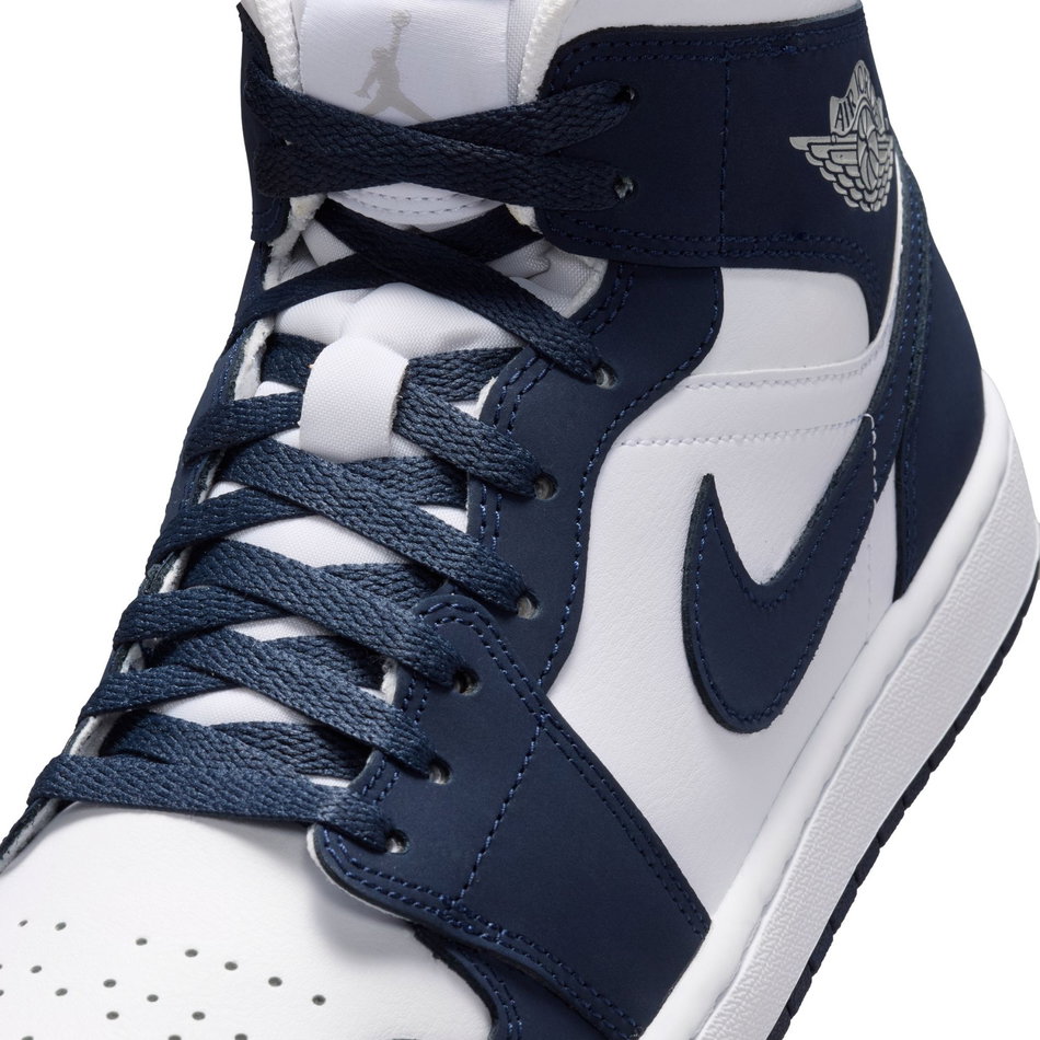 Air Jordan 1 Mid Erkek Lacivert Basketbol Ayakkabısı