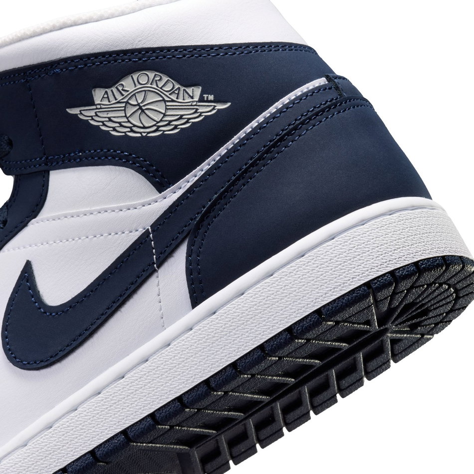 Air Jordan 1 Mid Erkek Lacivert Basketbol Ayakkabısı