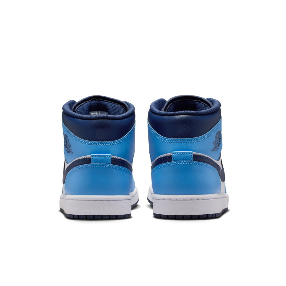 Air Jordan 1 Mid Erkek Mavi Basketbol Ayakkabısı