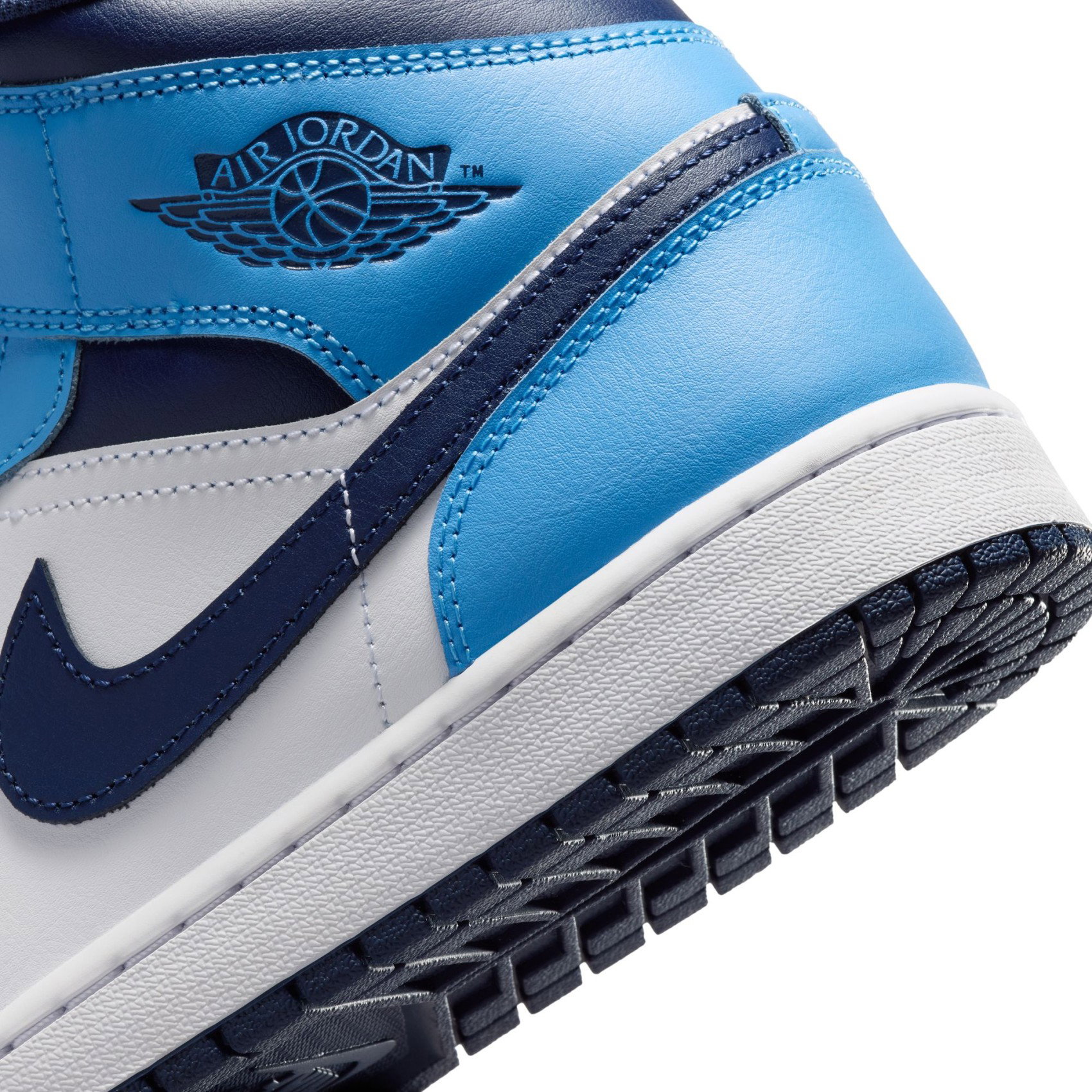 Nike Air Jordan 1 Mid Erkek Mavi Basketbol Ayakkabısı DQ8426-405
