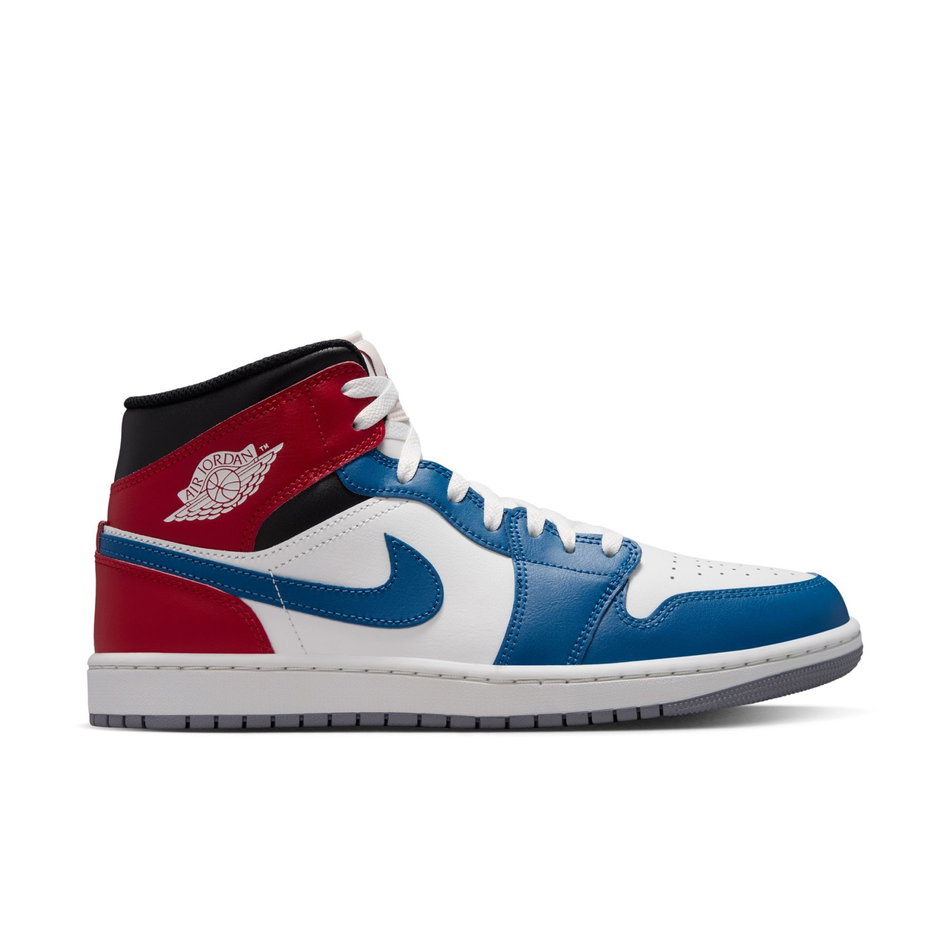 Air Jordan 1 Mid Erkek Mavi Basketbol Ayakkabısı