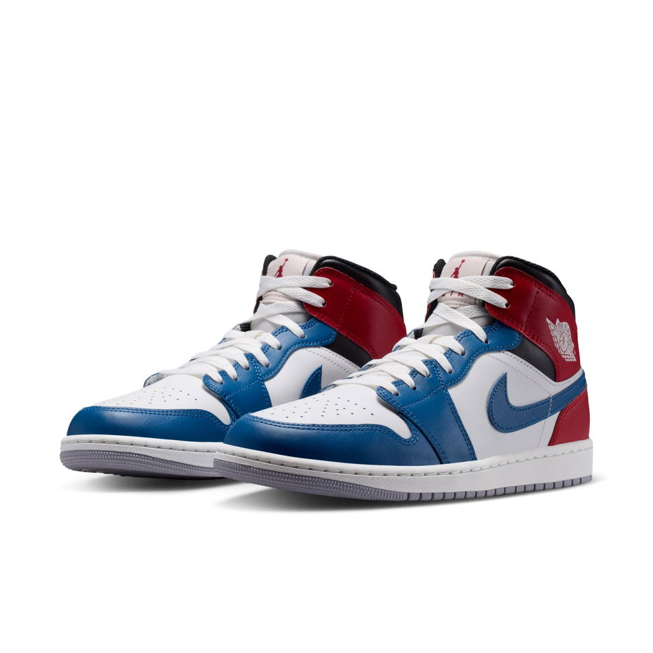 Air Jordan 1 Mid Erkek Mavi Basketbol Ayakkabısı