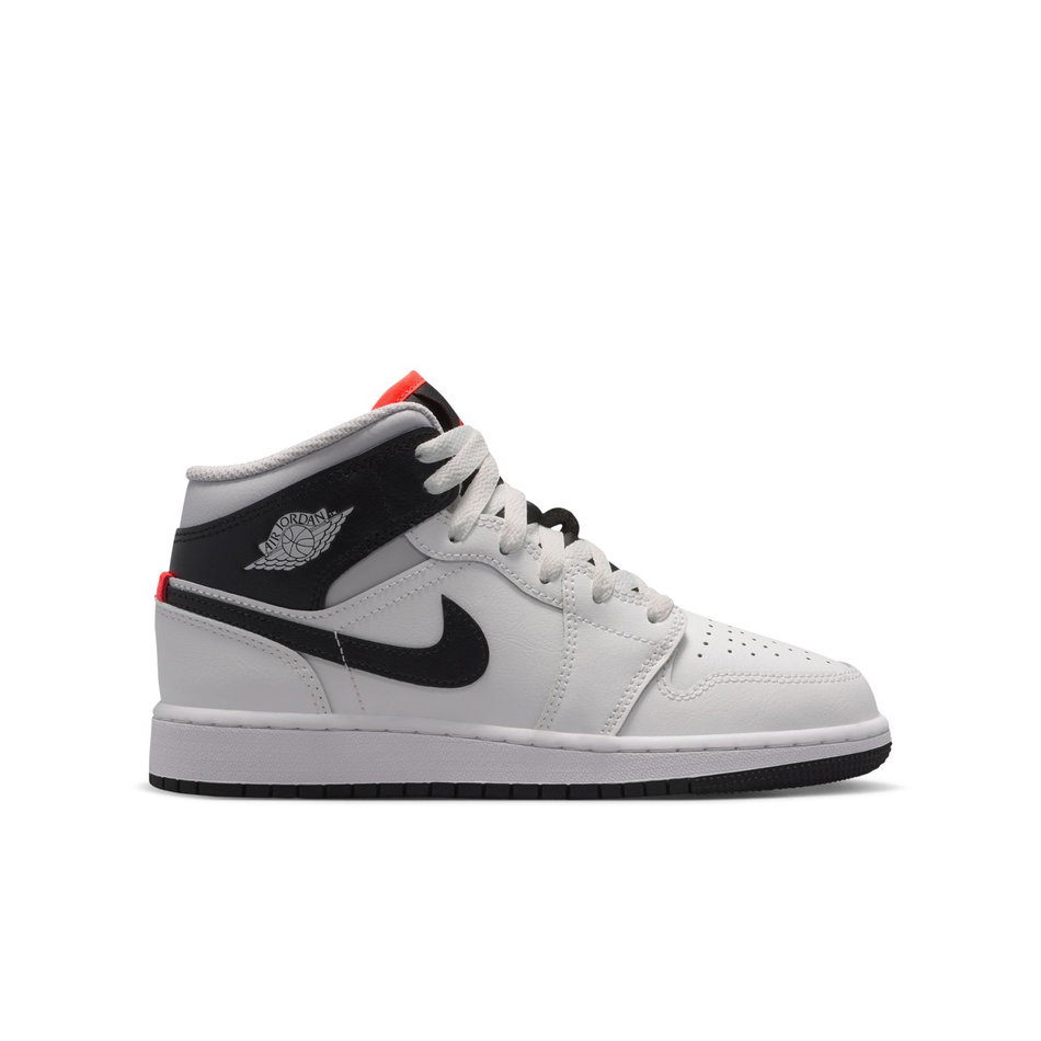 Air Jordan 1 Mid Gs Gri Basketbol Ayakkabısı