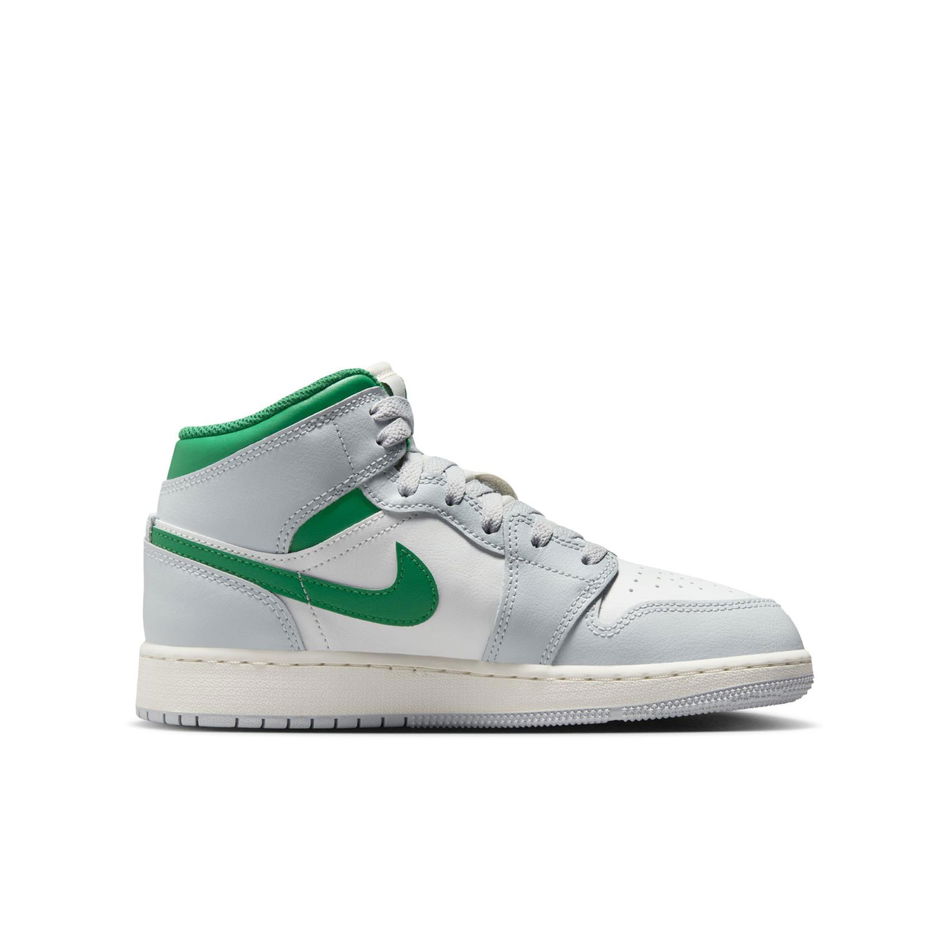 Air Jordan 1 Mid Gs Çocuk Beyaz Basketbol Ayakkabısı