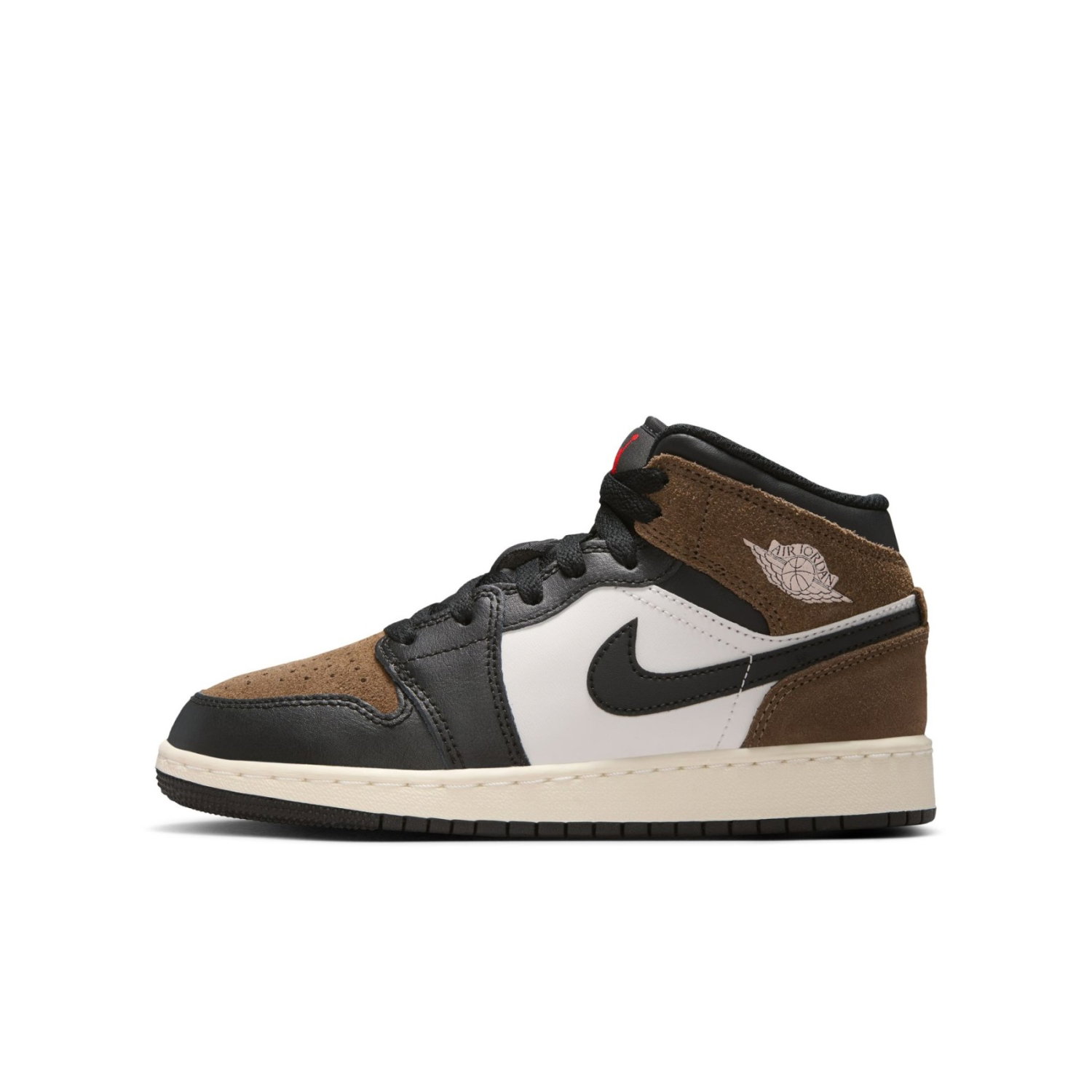 Детские кроссовки Air Jordan 1 Mid Gs Kahverengi Basketbol для баскетбола