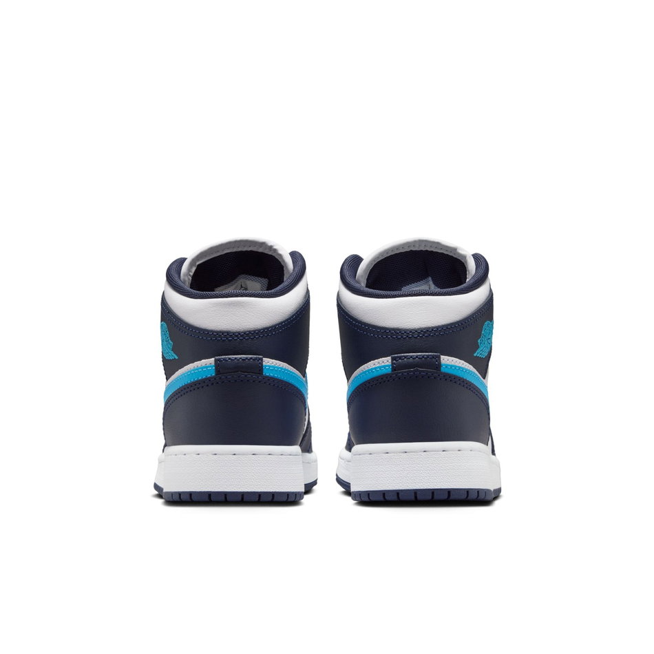 Air Jordan 1 Mid Gs Mavi Basketbol Ayakkabısı