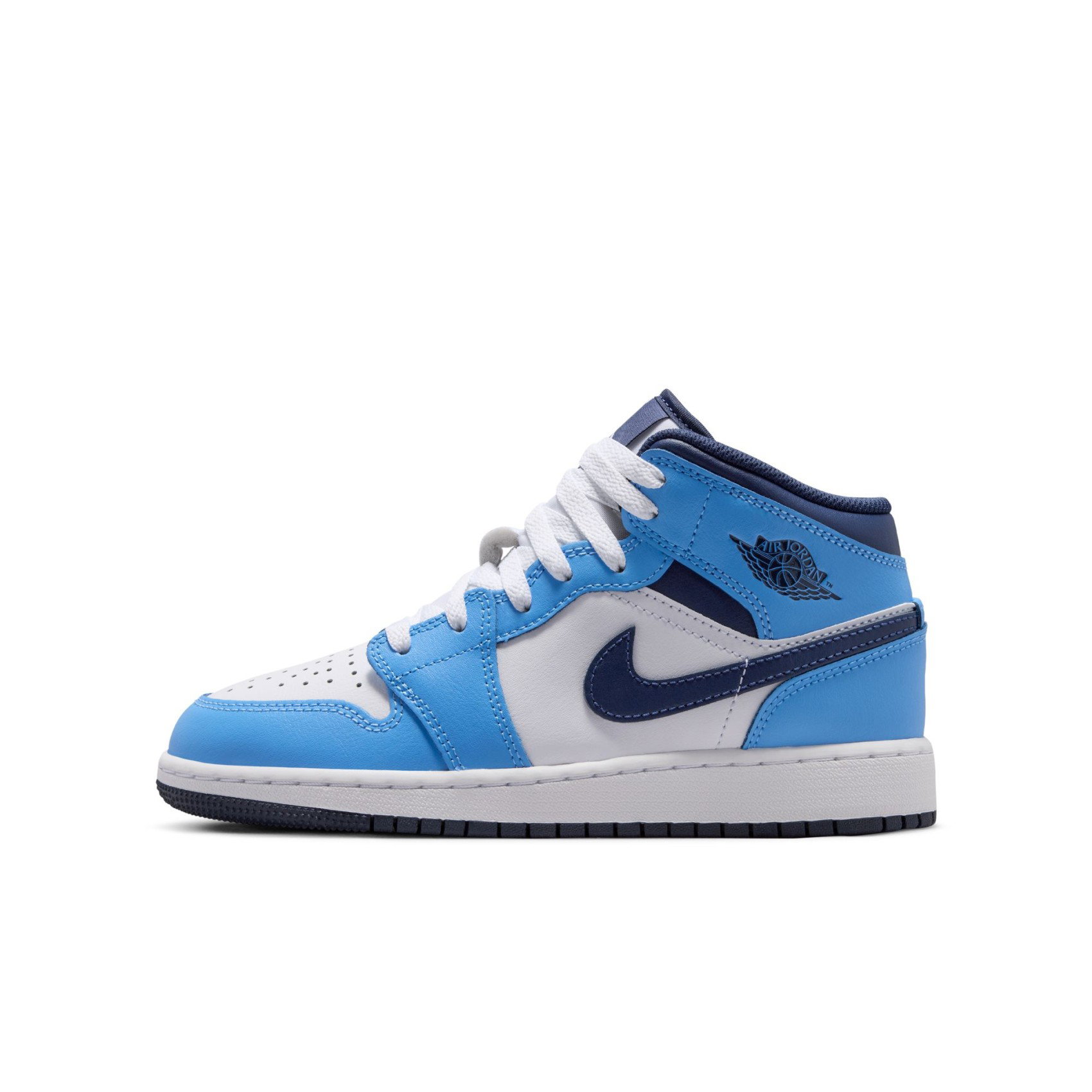 JORDAN - Air Jordan 1 Mid Gs Mavi Basketbol Ayakkabısı