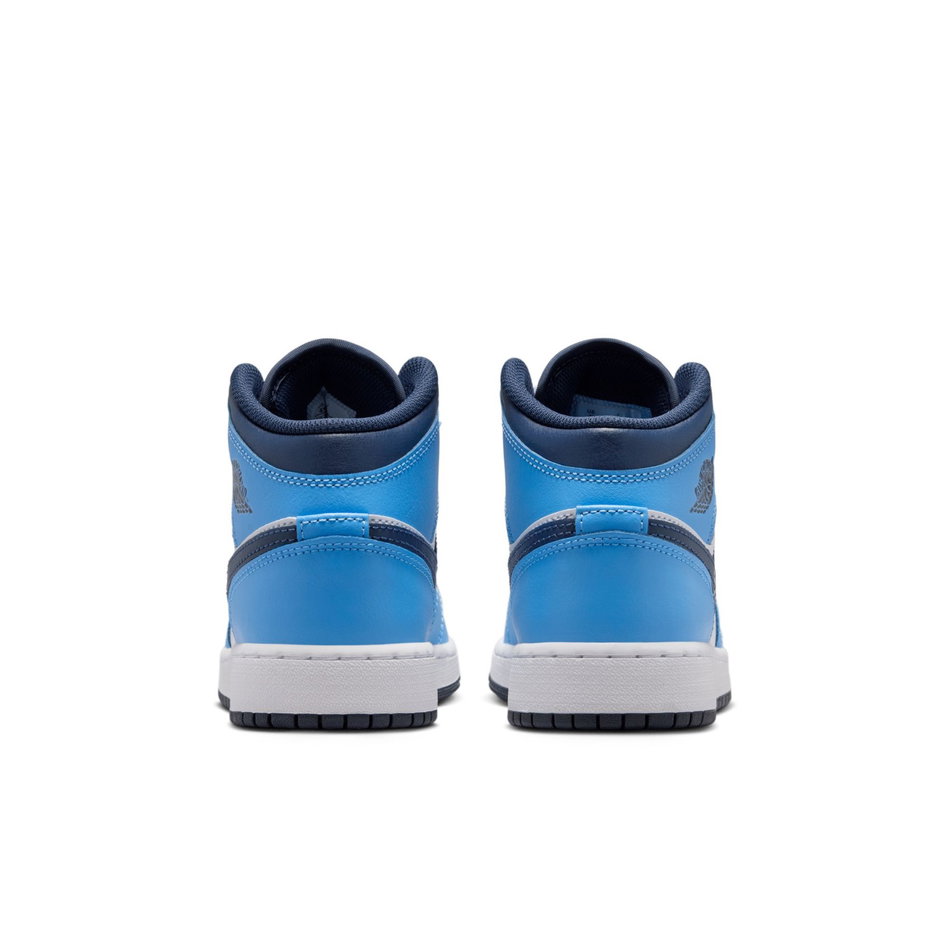 Air Jordan 1 Mid Gs Mavi Basketbol Ayakkabısı