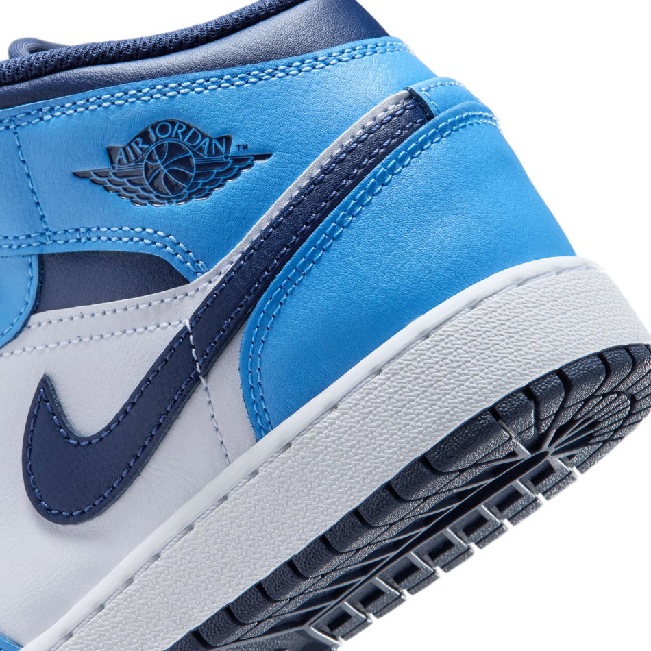 Air Jordan 1 Mid Gs Mavi Basketbol Ayakkabısı