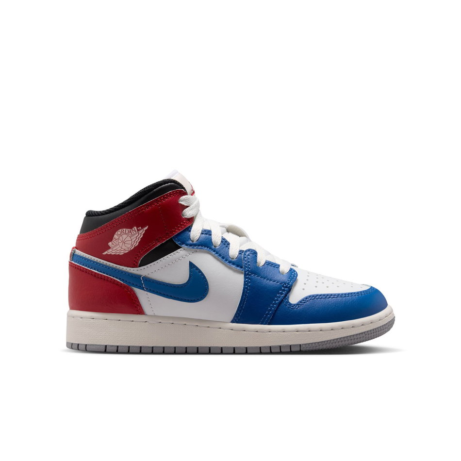 Air Jordan 1 Mid Gs Mavi Basketbol Ayakkabısı
