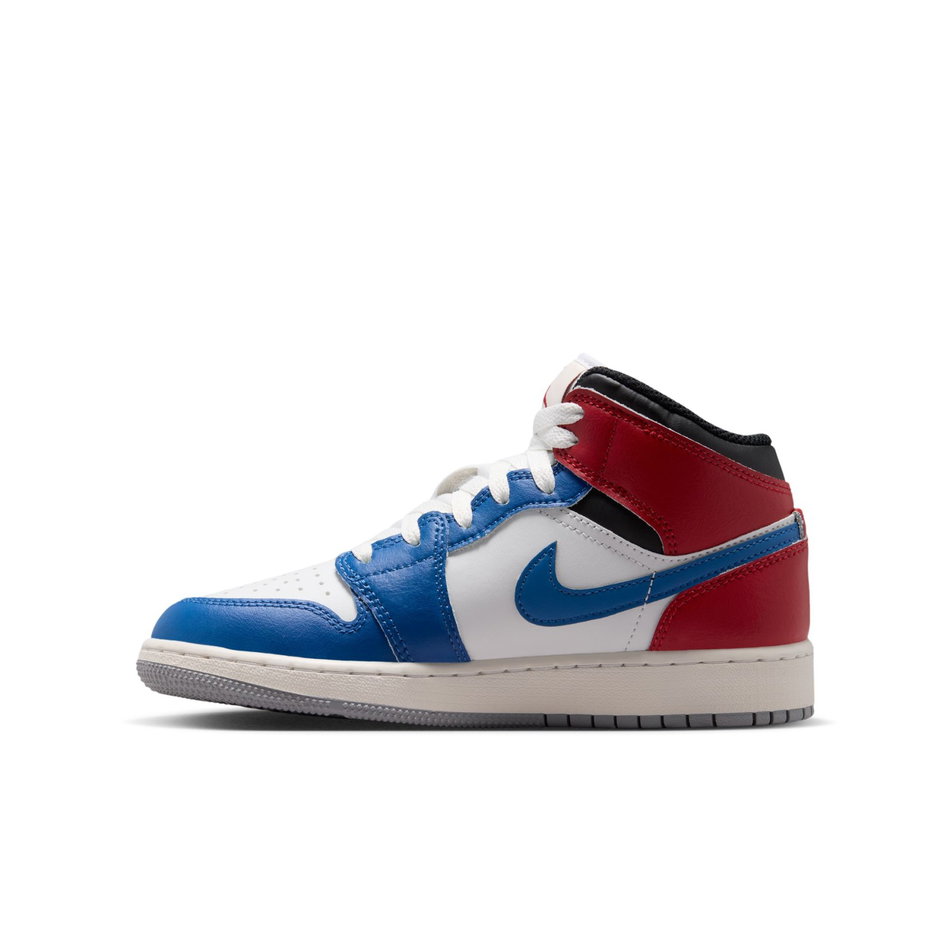 Air Jordan 1 Mid Gs Mavi Basketbol Ayakkabısı