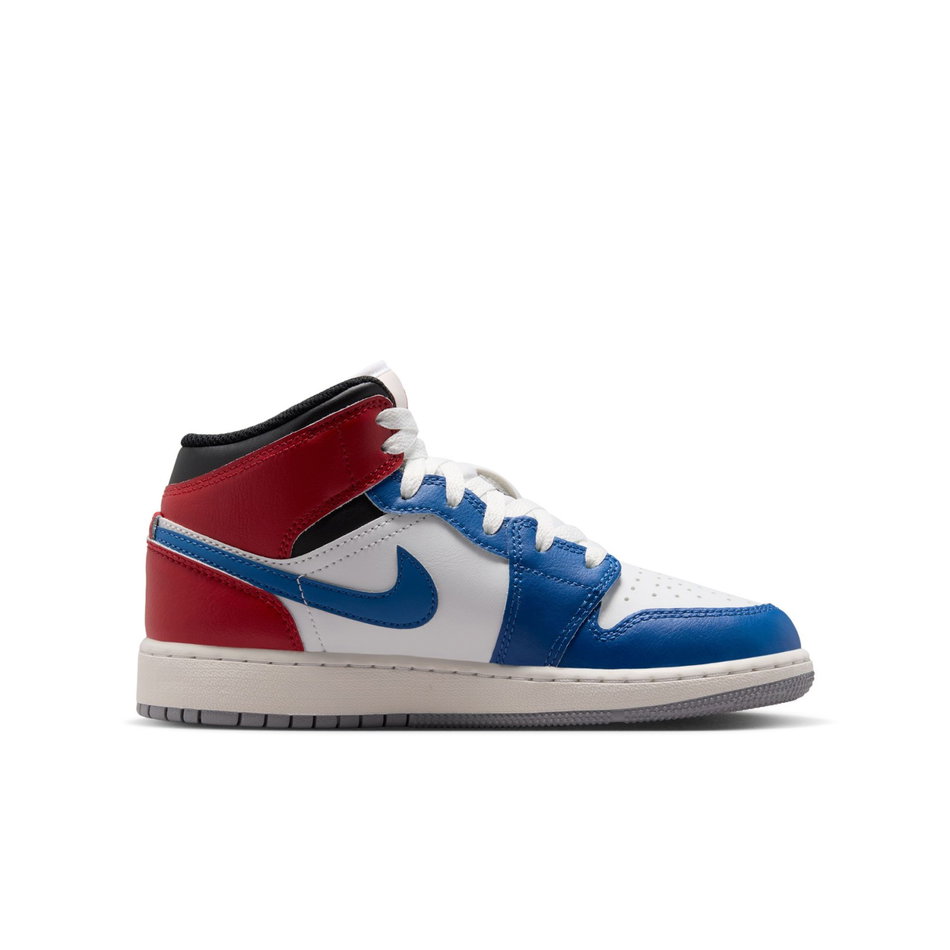Air Jordan 1 Mid Gs Mavi Basketbol Ayakkabısı